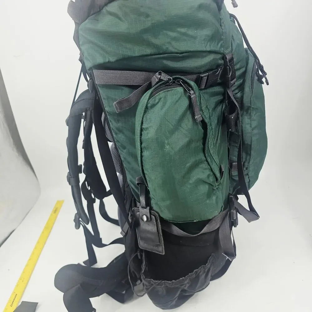 Vintage L.L. Bean L Hiking Rucksack Backpack Green internal frame Gorpcore Gorp
